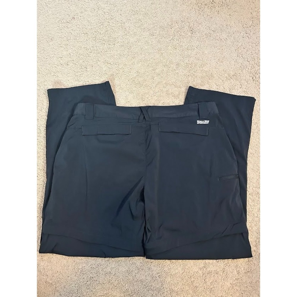 World Wide Sportsman Convertible Zip-Off Pants Shorts Women's Size 18 Black - Picture 9 of 9